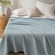 preview thumbnail 33 of 120, Madison Park Waffle Weave 100% Cotton Breathable Lightweight Blanket