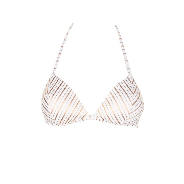 rose gold metallic bikini