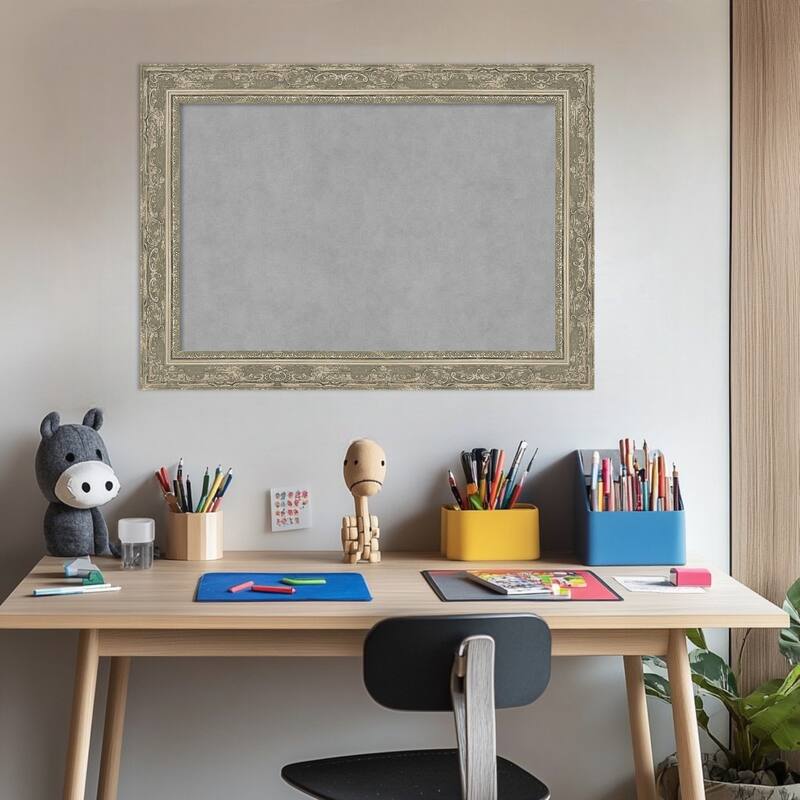 Amanti Art Filigree Gloss Black Framed