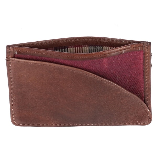 The British Belt Company Mens Langdale Waxed Twill Card Case Wallet