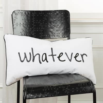 "Whatever" Throw Pillow