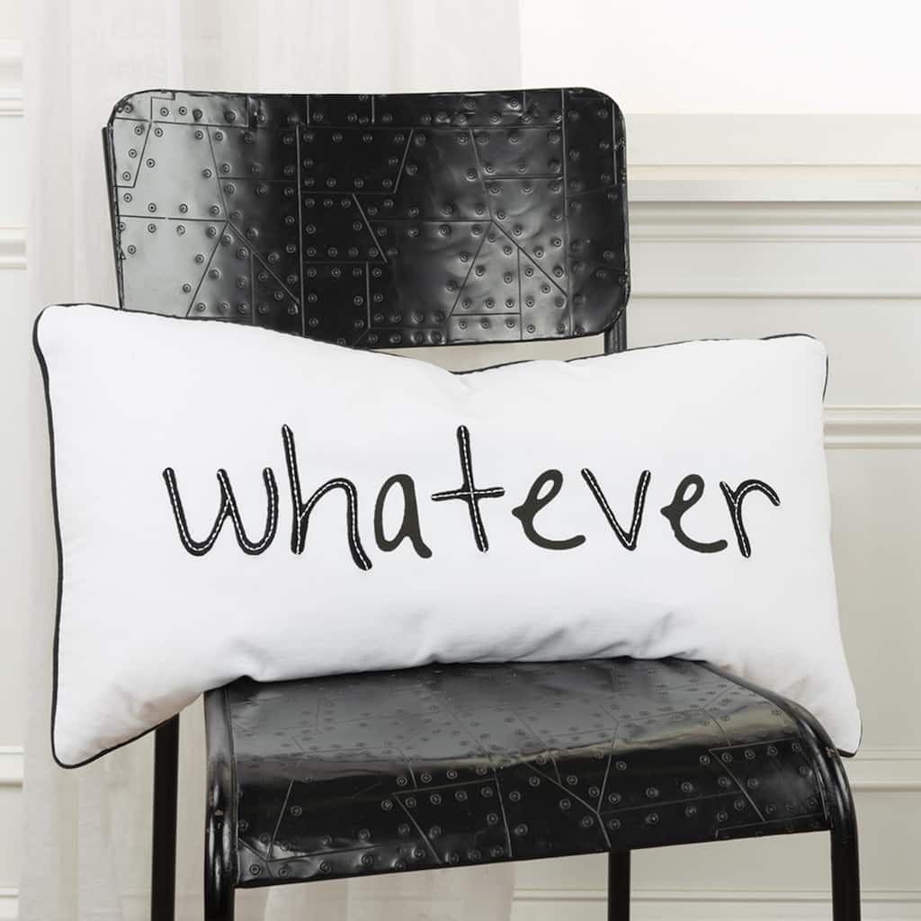 "Whatever" Throw Pillow