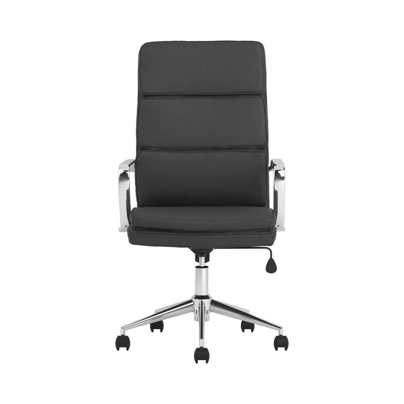 Amos Upholstered Office Chair with Casters