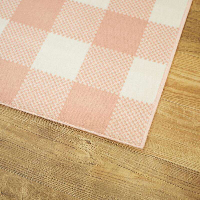 Porch & Den Morgen Gingham Check Indoor/Outdoor Area Rug