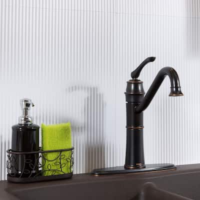 Fasade Rib Decorative Vinyl Backsplash Panel