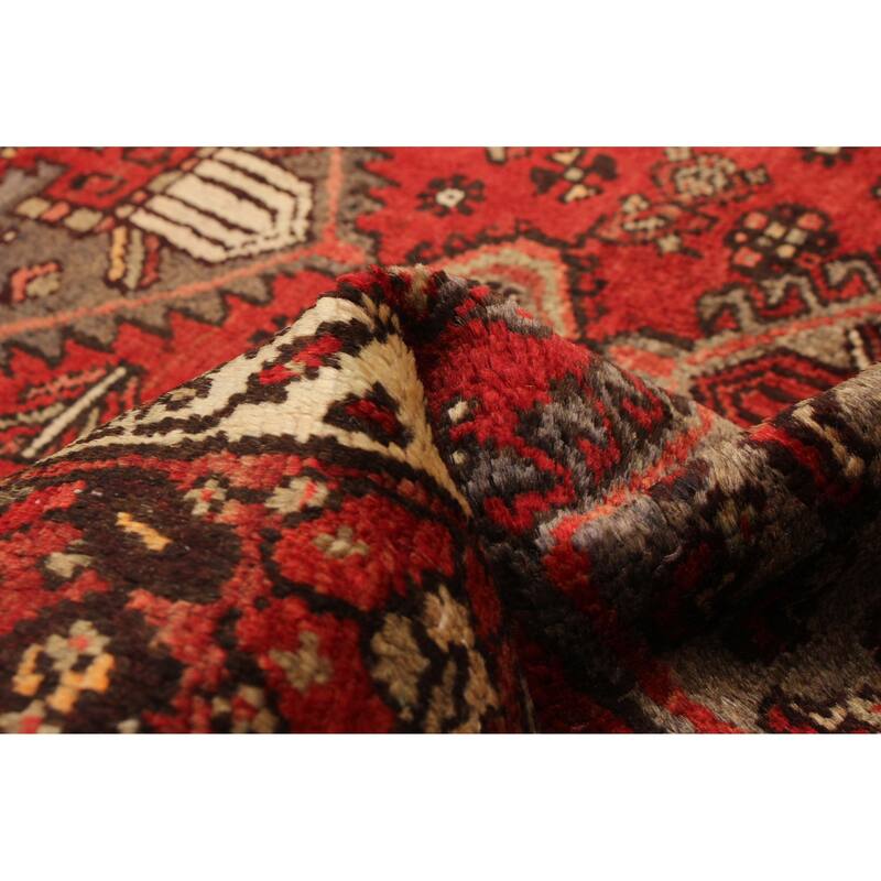 ECARPETGALLERY Hand-knotted Anadol Red Wool Rug - 3'5 x 10'1