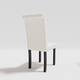 High-Back Tufted Nailhead Upholstered Dining Chairs (Set of 6)