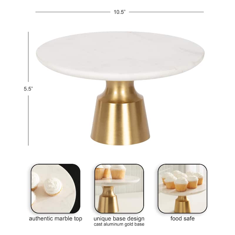 Kate and Laurel Anjana Round Cake Stand