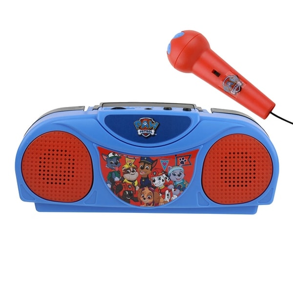 Paw Patrol Portable Radio Karaoke with Microphone. Opens flyout.