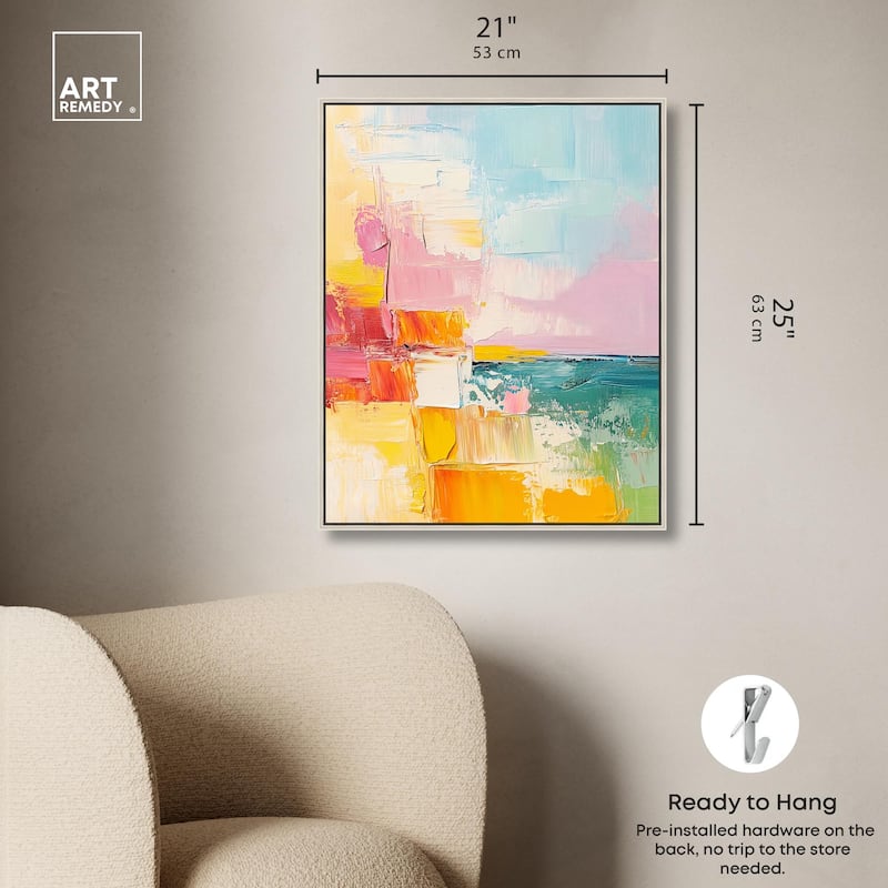 Hued Vista Canvas by Art Remedy