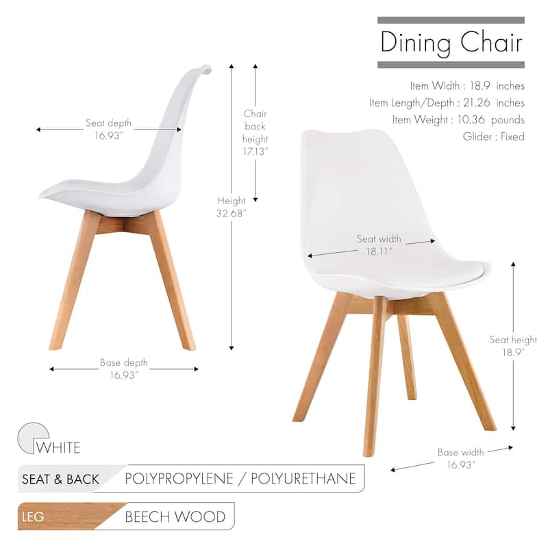 Porthos Home Elle Dining Chair (Set of 2)