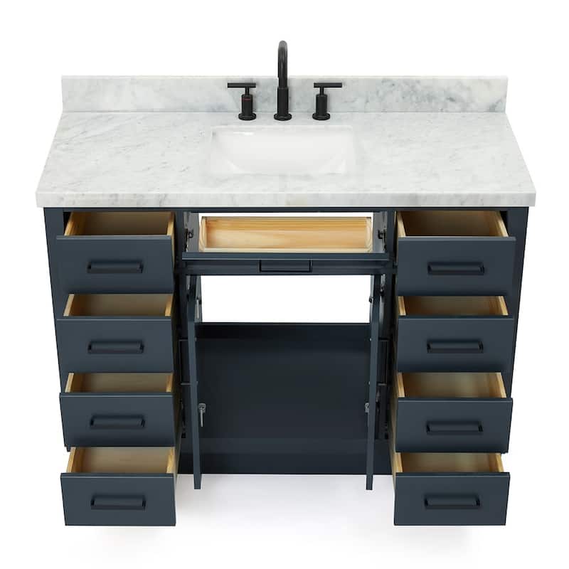 Ariel T049SCWRVO Hepburn 49" Free Standing Single Basin Vanity Set
