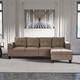 Modern Fabric Convertible Sectional Sofa, L Shape Modular Sofa with ...