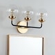 preview thumbnail 138 of 154, JONATHAN Y Bevin Contemporary Transitional Iron/Glass LED Vanity Light