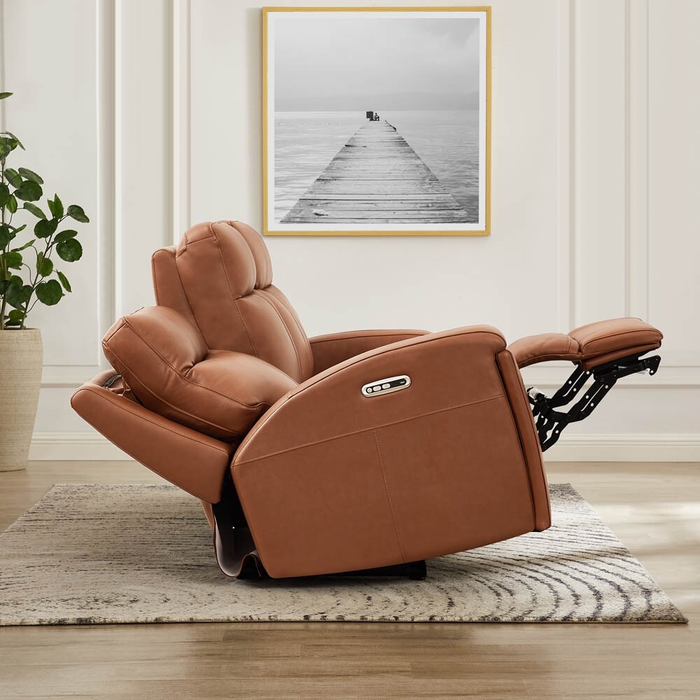 Figaro top grain hotsell leather zero gravity recliner