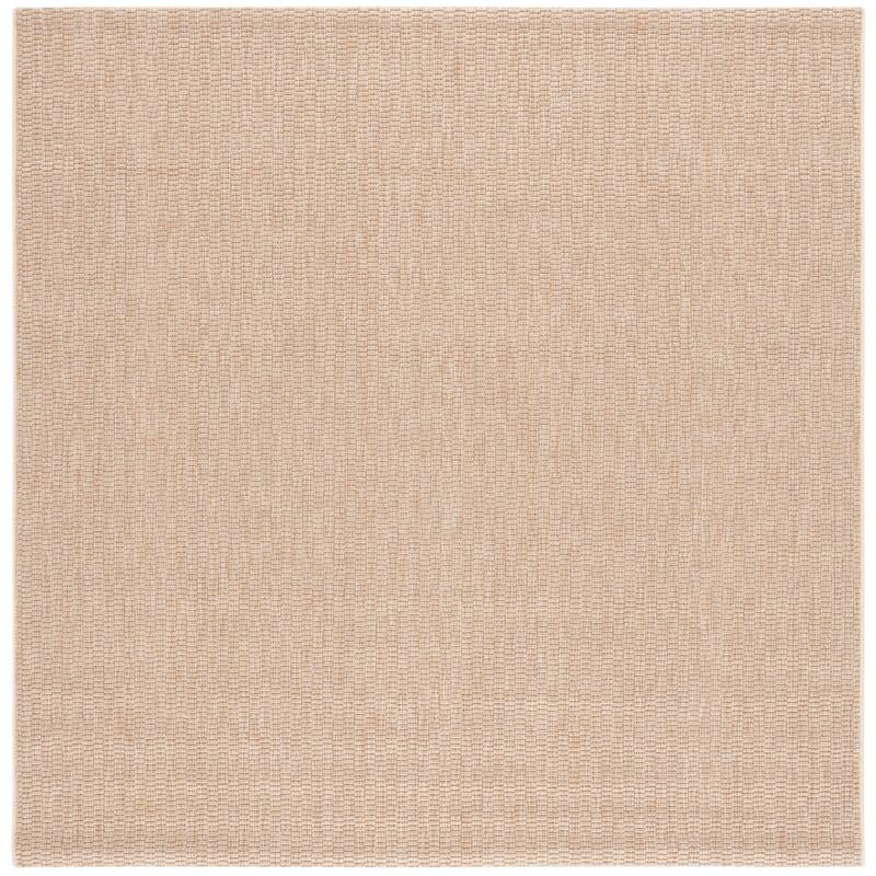 SAFAVIEH Sisal All-Weather Tressa Transitional Indoor/Outdoor Rug - 7'9" Square - Natural