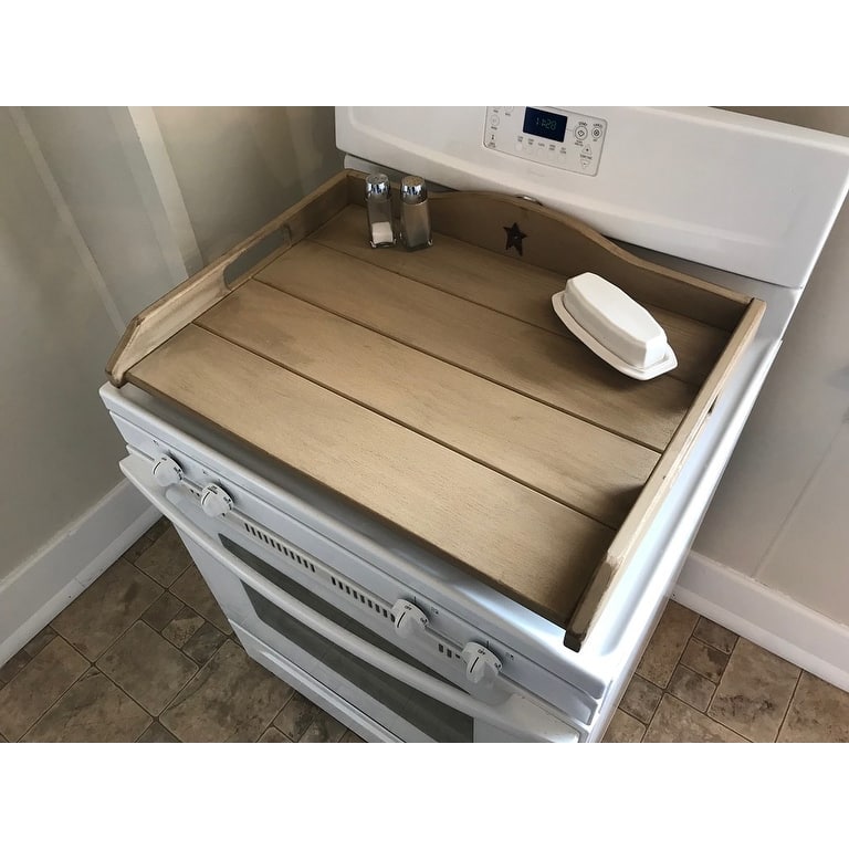 Handcrafted Amish Pine Stove Top Tray