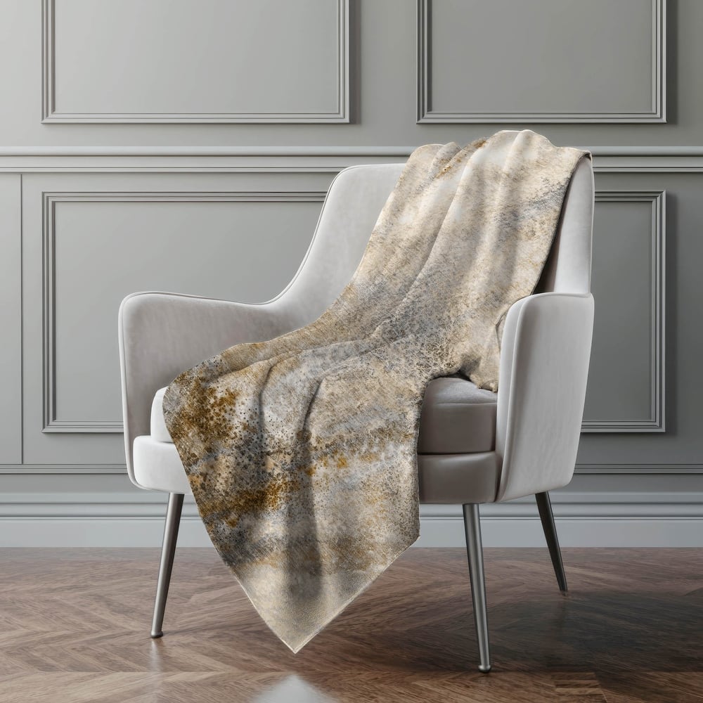Premium Machine Washable Contemporary Glam Sherpa Throw Blanket