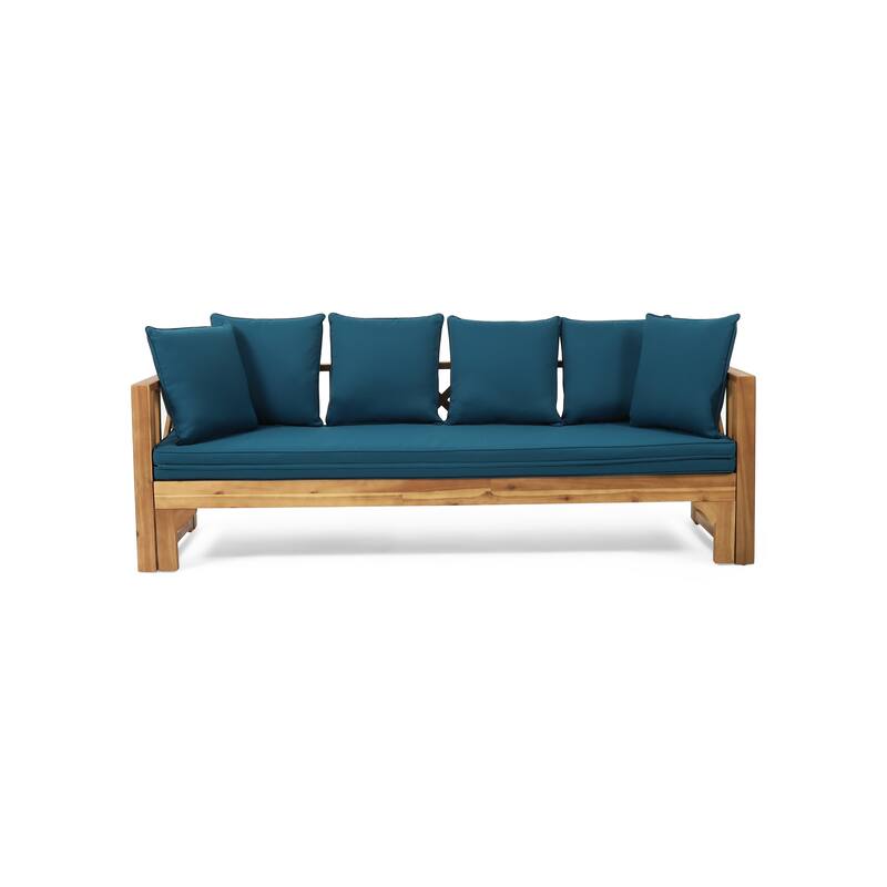 Long bench sofa bed - Brown