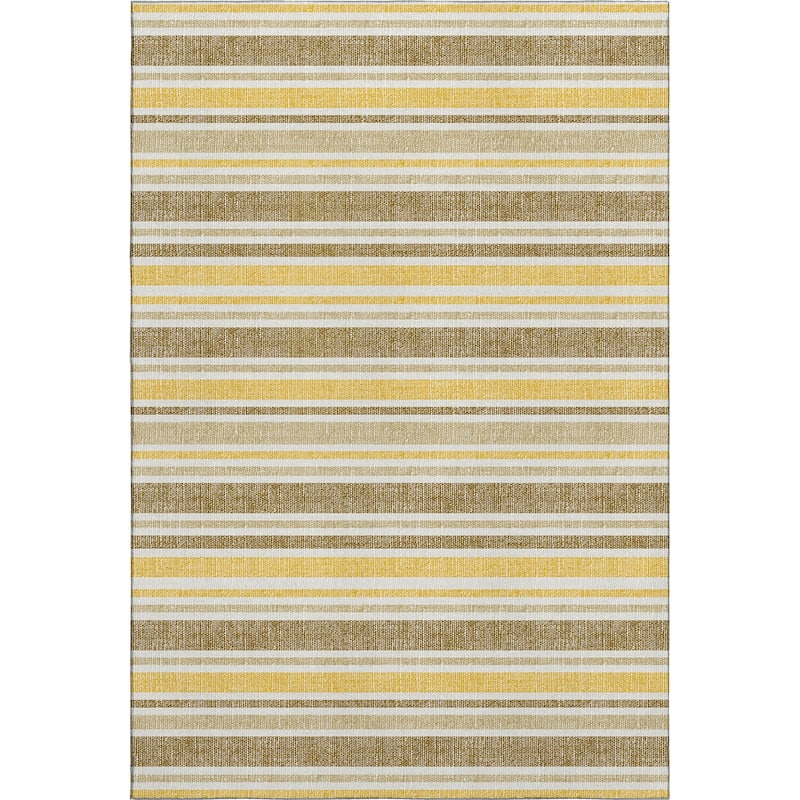 Premium Washable Super Soft Modern Cabana Stripe Mayfield Rug