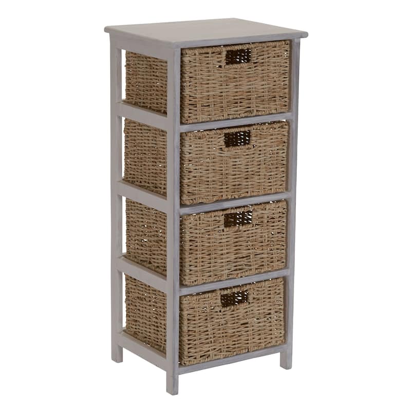 Household Essentials Storage Chest of 4 Drawers - 4-drawer