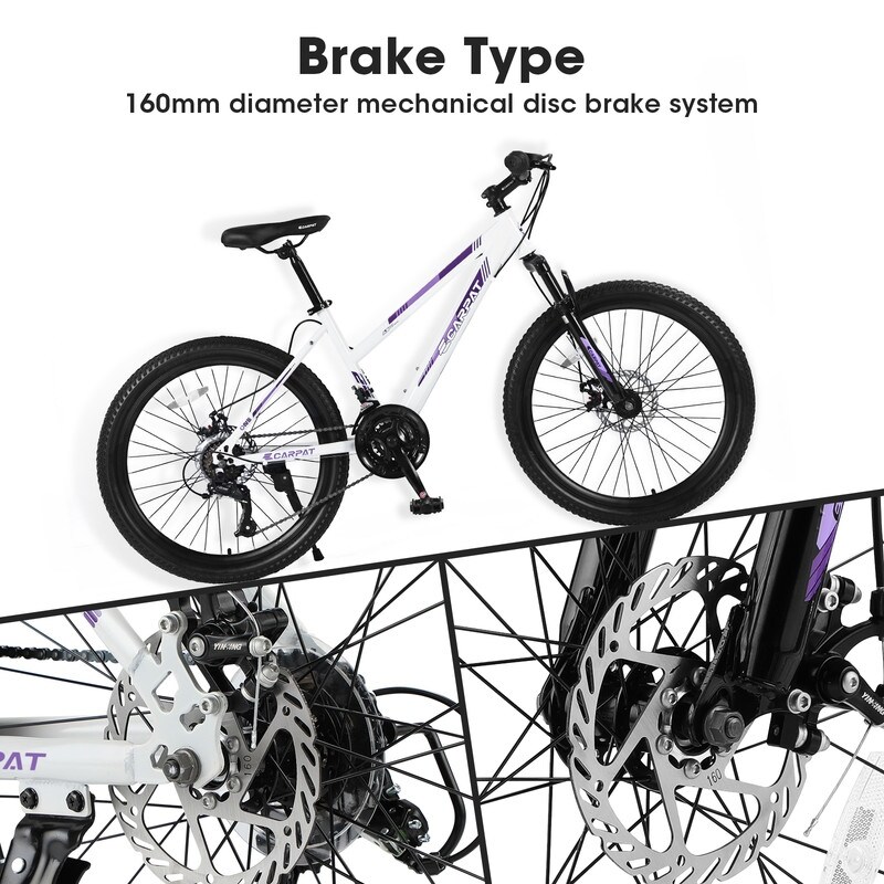 24 inch Mountain Bike with Dual Disc Brakes On Sale Bed Bath Beyond 38403726