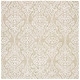 preview thumbnail 48 of 104, SAFAVIEH Handmade Blossom Mahalia Modern Floral Wool Rug 6' x 6' Square - Light Green/Ivory