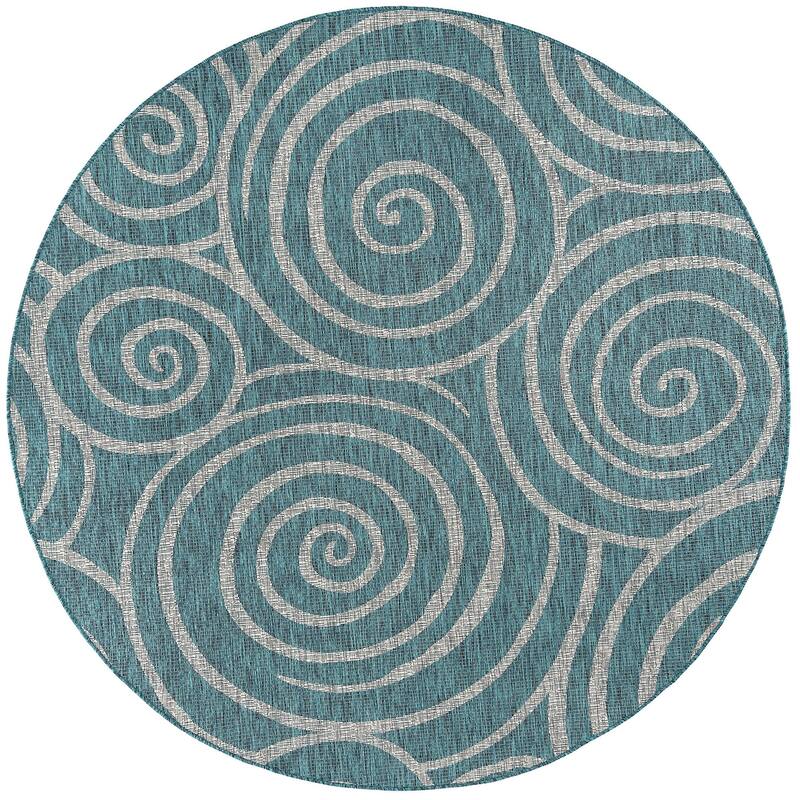 Colonnade Transitional Geometric Indoor/Outdoor Area Rug
