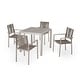 preview thumbnail 9 of 15, Peridot 5-piece Aluminum Patio Dining Set by Christopher Knight Home