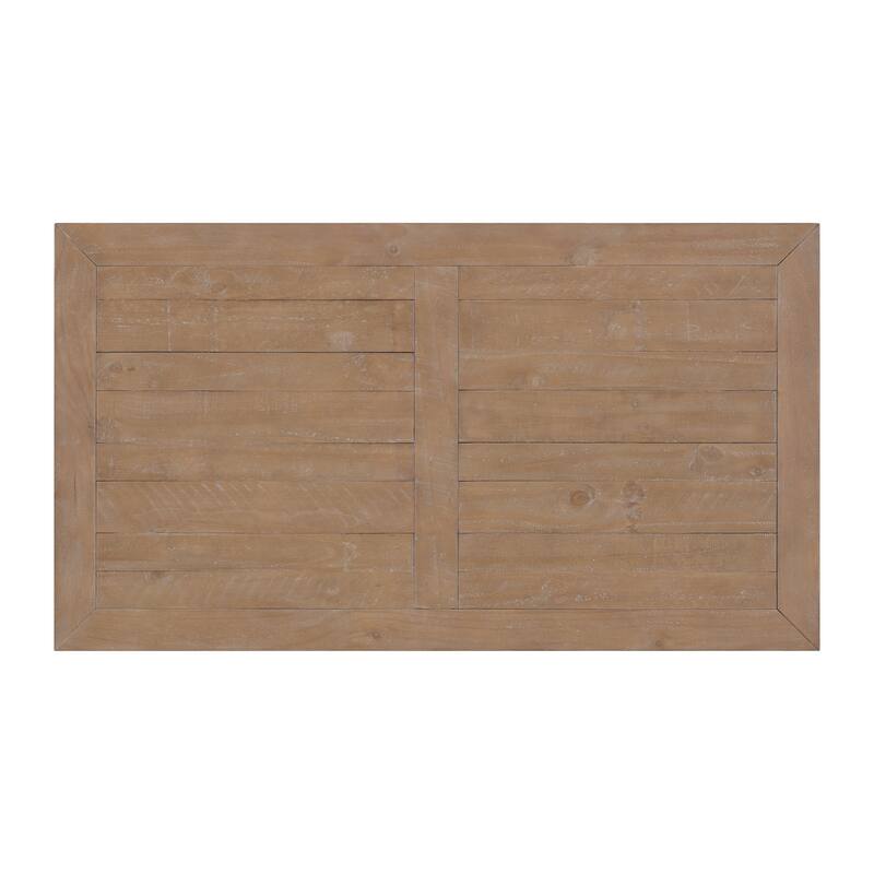 Napa 50" Solid Wood Pedestal Coffee Table