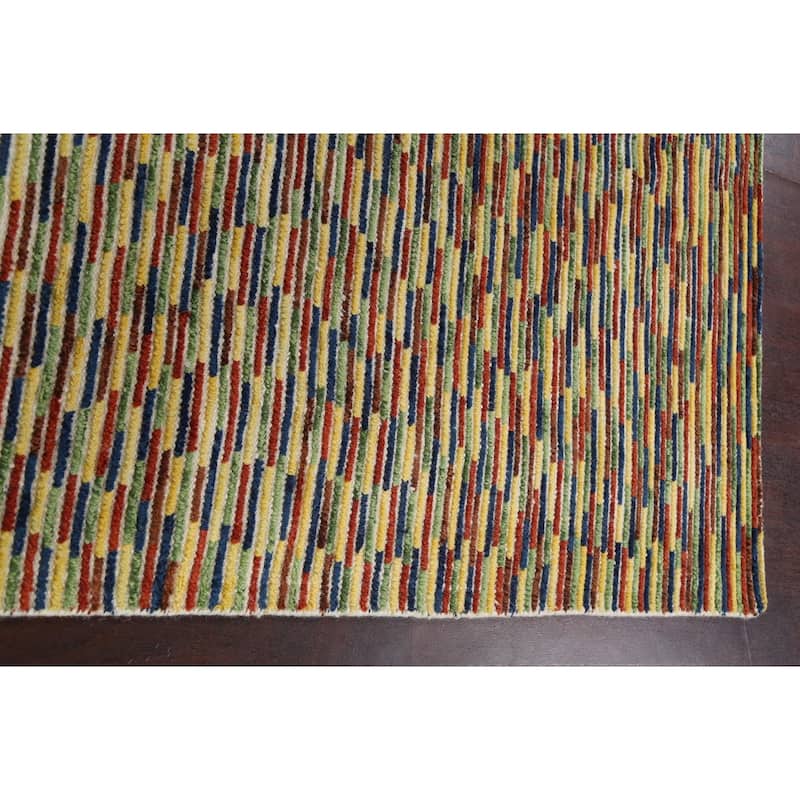 Modern Moroccan Oriental Home Decor Area Rug Handmade Wool Carpet - 5'4" x 7'7"