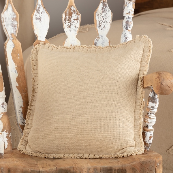Burlap pillow covers 2025 18x18