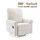 preview thumbnail 13 of 23, Heido 360 Degree Swivel Glider Manual Recliner Leisure Sofa Chair