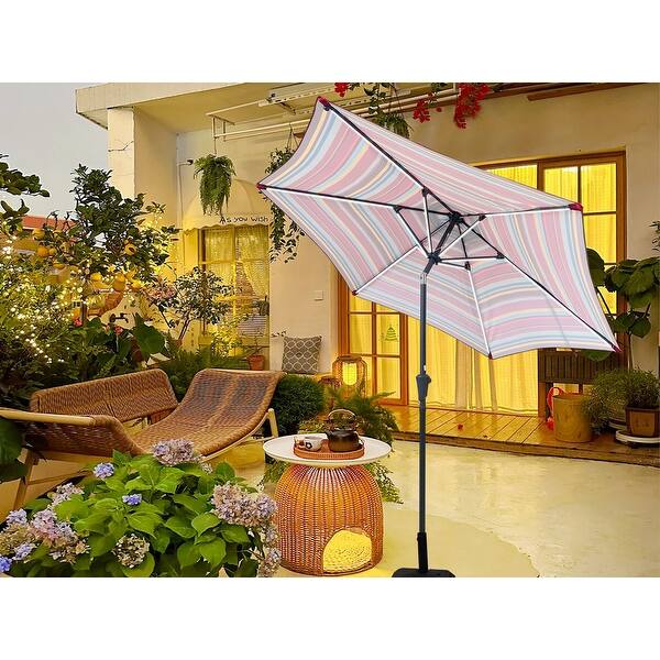 california umbrella 9-ft patio umbrellas 9' Round Aluminum Pole Fiberglass Rib Market Umbrella, Crank Lift, Collar Tilt, Bronze Pole, Sunbrella Forest Green : Clothing, Shoes & Jewelry 8 premium wood ribs 9ft Umbrella With Stripes -