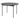 Rye Studio Contemporary Black Oak Dining Table
