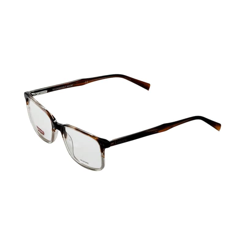 Levi's Men's Fashion 54mm Brown Horn Opticals LV5019-0EX4-19 - N/A