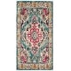 preview thumbnail 58 of 164, SAFAVIEH Monaco Lillie Boho Medallion Distressed Area Rug 2'2" x 4' - Light Blue/Fuchsia