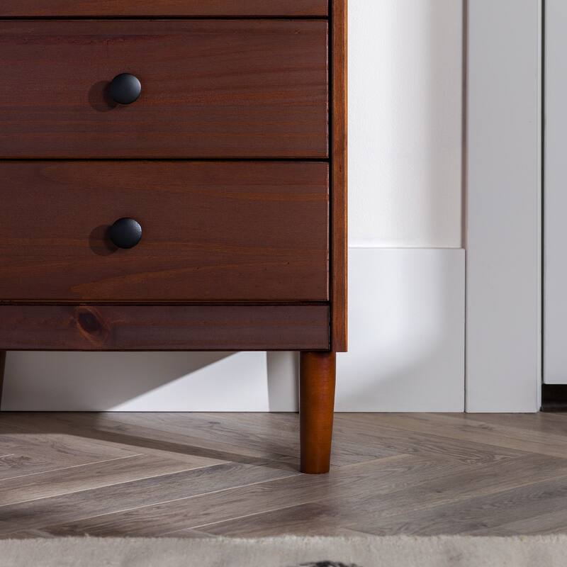 Middlebrook Bullrushes Solid Wood 3-Drawer Nightstand