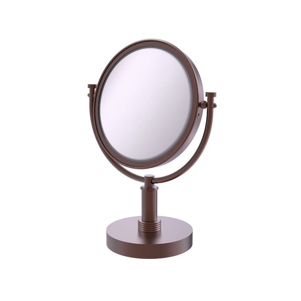 Allied Brass 8-in Vanity Top Make-Up Mirror 3X Magnification