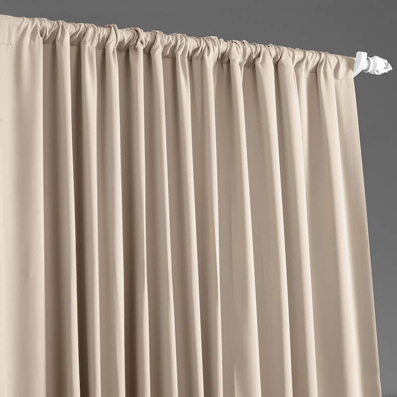 Exclusive Fabrics Extra Wide Room Darkening 108-inch Curtain (1 Panel)