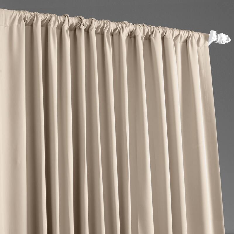 Exclusive Fabrics Extra Wide Room Darkening Curtain (1 Panel)