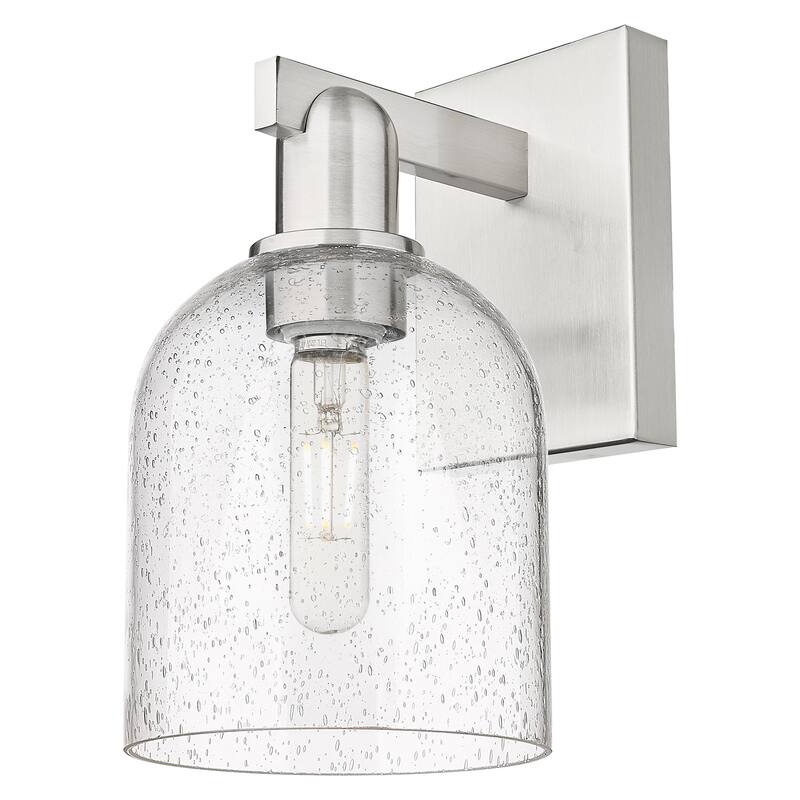 Innovations Lighting 716-1W-12-6 Bella Sconce Bella 12" Tall Wall - Brushed Satin Nickel / Seedy