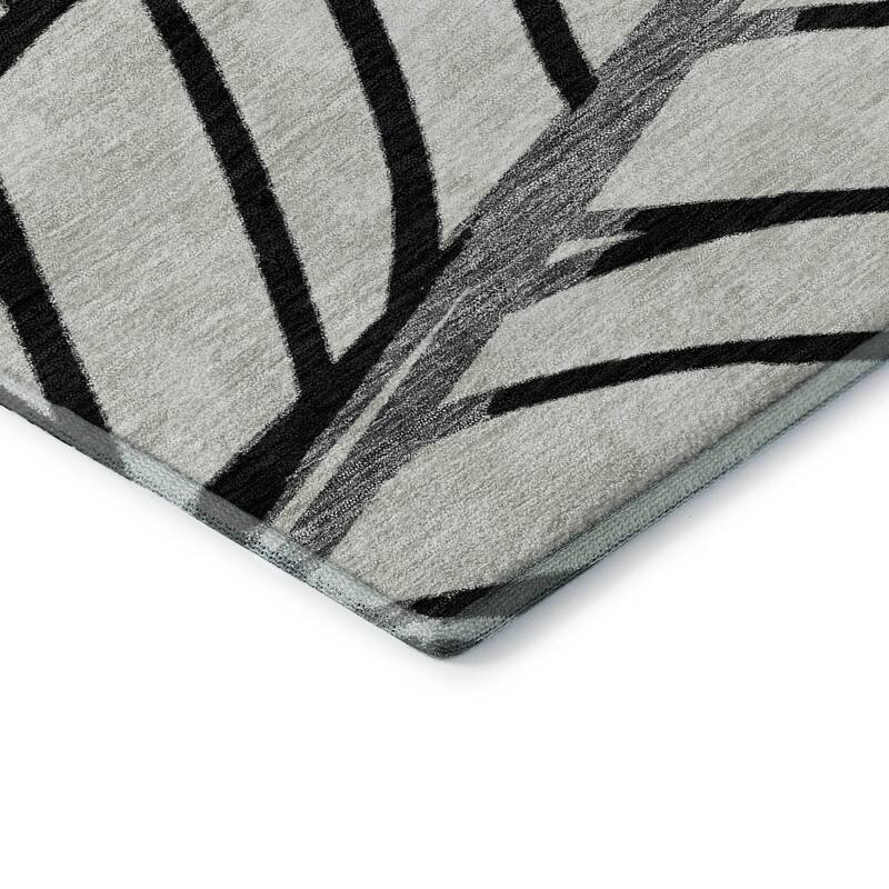 Premium Washable Super Soft Modern Palm Mayfield Rug