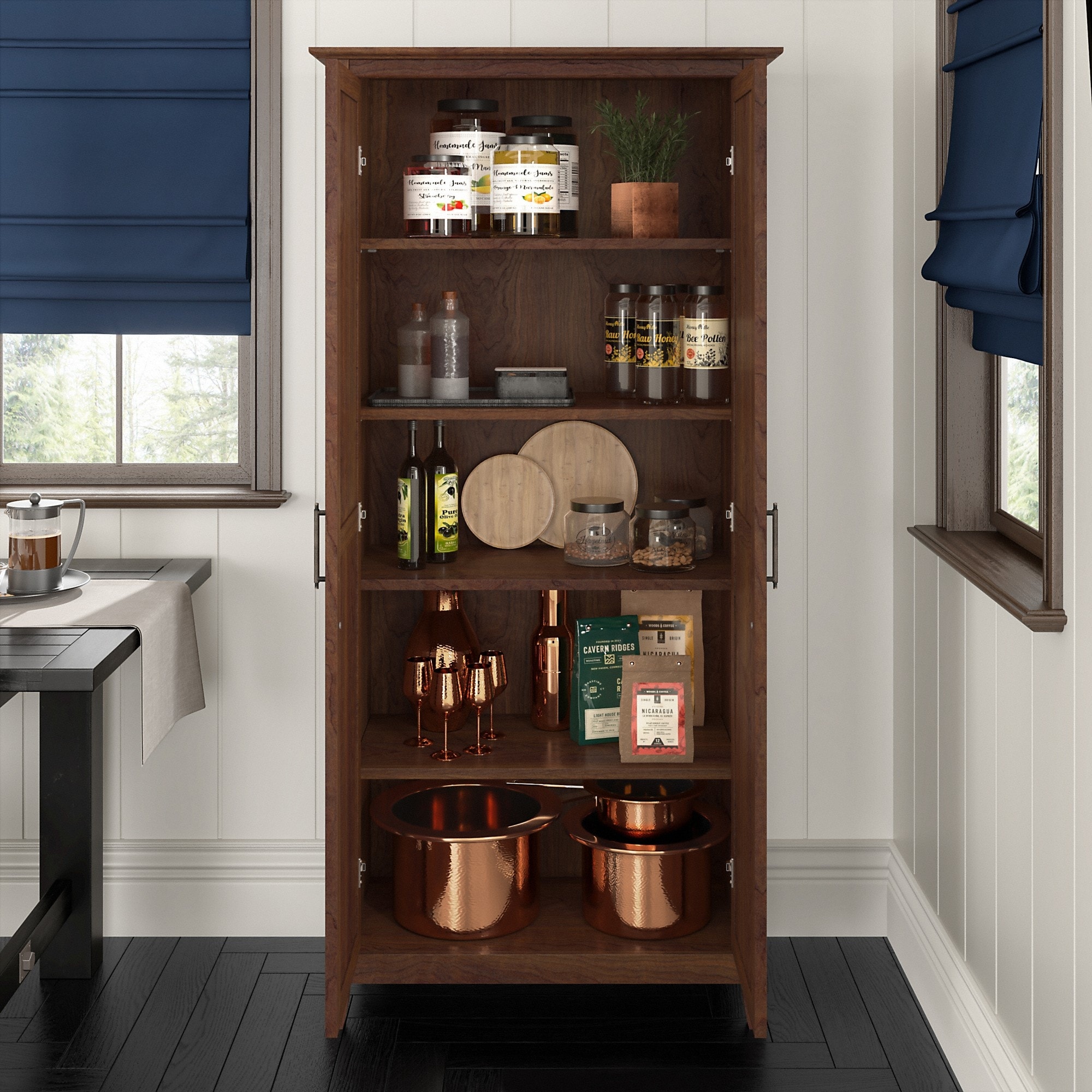 Key West Kitchen Pantry Cabinet by Bush Furniture