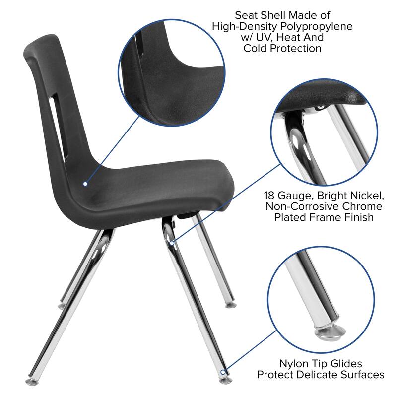 Advantage Student Stack School Chair - 18-inch