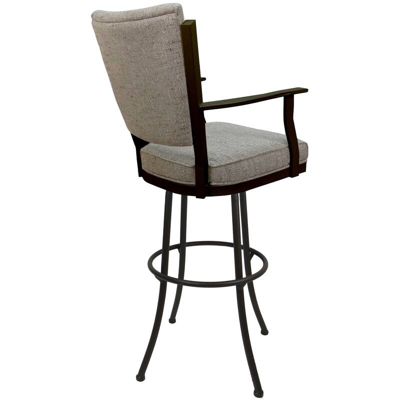 Swivel Extra Tall 34" (35") Metal Bar Stool Montana on Noam Base - 34" Seat