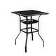 preview thumbnail 5 of 23, Patio Festival 4-Person Outdoor Bar Height Bistro Dining Set