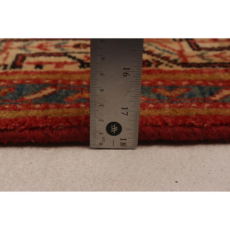 ECARPETGALLERY Hand-knotted Andelz Copper Wool Rug - 4'2 x 10'5
