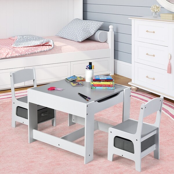 kids table with drawers