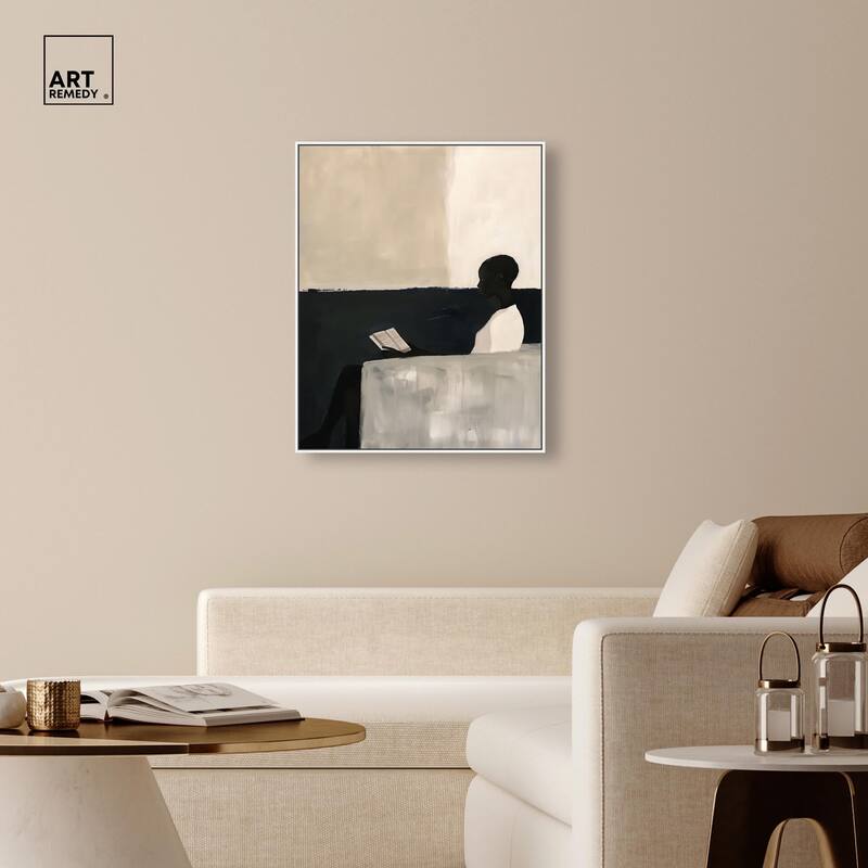 Void Reader III Canvas by Art Remedy